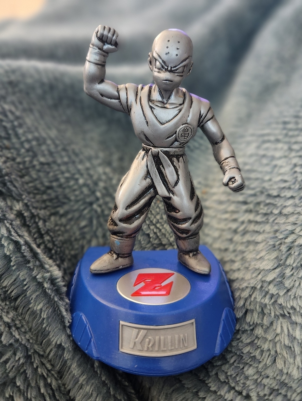 Dragon Ball Z Krillin action figure released by Burger King in 2000.